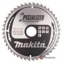 Diskas medienos pjovimui MAKITA Specialized 190*30 mm Z44