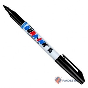 Markal DURA-INK 15 markeris ra&scaron;alo pagrindu 1,5 mm juodas