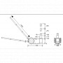 Keltuvas pneumo hidraulinis su ratukais BAHCO BH23015C