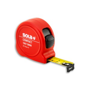 Sola COMPACT matavimo ruletė 8 m x 25 mm