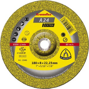 Šlifavimo diskas KLINGSPOR Extra 125*6,0*22,2 mm A24EX
