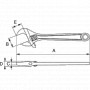 Raktas reguliuojamas siaurom žiaunom BAHCO ERGO 9031-T 38 mm