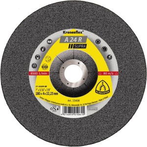 KLINGSPOR Supra diskas &scaron;lifavimo 180 x 4,0 x 22,2 mm A24N inox