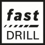 Grąžtų ir kaltų betonui rinkinys BOSCH Fast drill 11 vnt.