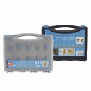 LEMAN frezų medienai rinkinys 10 vnt.