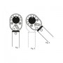 Raktas dinamometrinis TENGTOOLS 3492AG-E2 200-980 Nm 3/4"