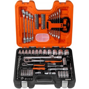 Bahco S910 įrankių rinkinys 91 vnt. 1/4" + 1/2"