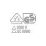 WIHA Profesional VDE 1000V replės ilgasnapės lenktos 160 mm