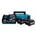 Krovimo komplektas MAKITA XGT 2xBL4040 + DC18RA