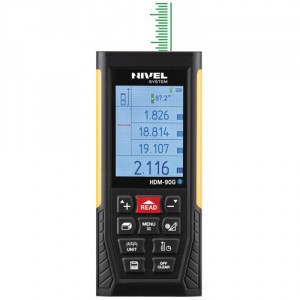 Nivel System HDM-90G lazerinis atstumų matuoklis žaliu spinduliu
