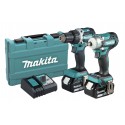 Baterinių įrankių komplektas MAKITA LXT DLX2410G