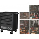 Vežimėlis įrankiams 7 stalčių BAHCO E72 su 417 įrankių