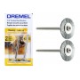 Dremel 428 vielinis šepetys 19 mm 2 vnt.