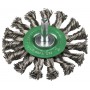 Klingspor BRS600Z vielinis šepetys sukta viiela 75 mm inox