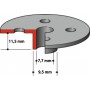 Kopijavimo žiedas MAKITA 7,7 mm