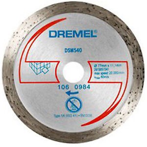 Dremel DSM540 diskas deimantinis 77 x 1,0 x 11,1 mm