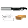 BOSCH Standard freza medienai 8 x 19 mm