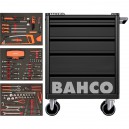 Vežimėlis įrankiams 5 stalčių BAHCO E72 su 140 įrankių