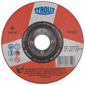 TYROLIT Basic Touch diskas &scaron;lifavimo 125 x 3,0 x 22,2 mm WP46R-BF