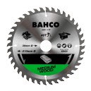 Bahco 8501-190-30-60XF diskas medienos pjovimui 190 x 30 mm Z60