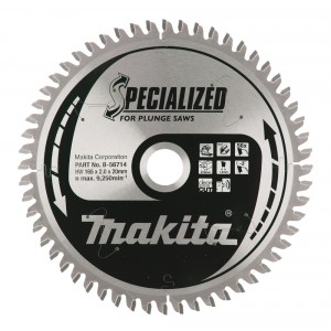 Diskas aliuminiui MAKITA Specialized 165*20 mm Z56