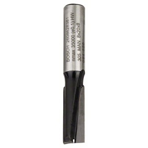 BOSCH Standard freza medienai 8 x 20 mm