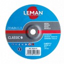 Šlifavimo diskas LEMAN Classic 125x6,0x22,2 mm A46R-BF