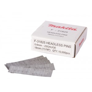 Makita F-32920 smeigės cinkuotos 23GA 0,6 x 45 mm 10000 vnt.