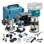 Baterinė universali freza MAKITA XGT 40V Max RT001GZ13