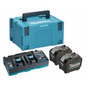 Krovimo komplektas MAKITA XGT 2xBL4080F + DC40RB