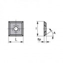 Peiliukas keičiamas frezoms LEMAN Classic 14x14x2,0 mm K05