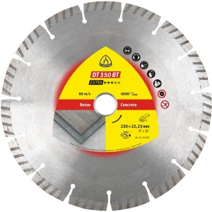 Diskas deimantinis KLINGSPOR DT350BT 125x22,2 mm