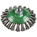 Klingspor BK600Z vielinis &scaron;epetys sukta viela 100 mm M14 inox
