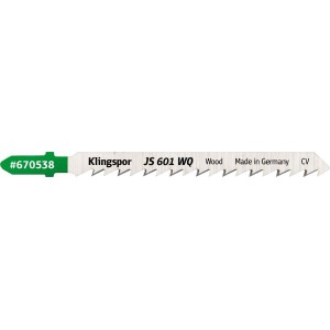 Klingspor JS601WQ geležtė siaurapjūkliui medienos pjovimui 90 mm 5 vnt.