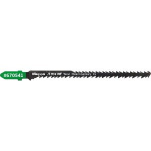 Klingspor JS931WF geležtė siaurapjūkliui medienos pjovimui 95 mm 5 vnt.