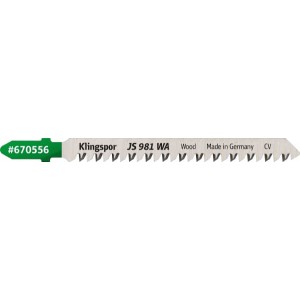 Klingspor JS981WA geležtė siaurapjūkliui medienos pjovimui 145 mm 5 vnt.