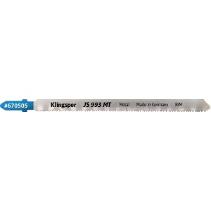 Klingspor JS993MT geležtė siaurapjūkliui metalų pjovimui 110 mm 5 vnt.