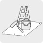 Tentas universalus baltas TRUPER Pretul LP-23B 2x3 m