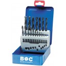 Bohrcraft M10 grąžtų rinkinys DIN338 HSS 1,0 - 10 mm 19 vnt.