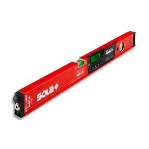 SOLA RED Laser Digital gulsčiukas skaitmeninis magnetinis 600 mm su lezerio spinduliu
