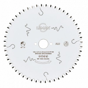 Diskas aliuminiui LEMAN Classic  UltraCut 190x30 mm Z56