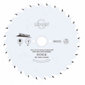 Diskas medienai LEMAN Classic  UltraCut 235x30 mm Z28