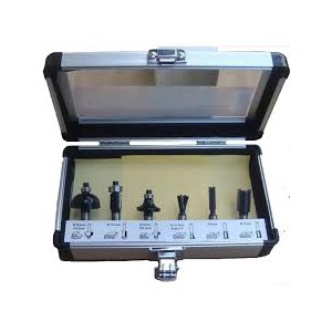 LEMAN frezų medienai rinkinys 6 vnt.