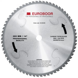 Diskas metalui EUROBOOR 355x25,4 mm Z66
