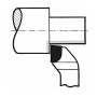Praėjimo peilis HOLEX  100x12x12 mm
