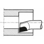 Peilis vidaus tekinimo HOLEX  180x12x12 mm