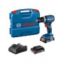 Baterinis smūginis gręžtuvas BOSCH GSB 18V-45 Profesional