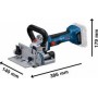 Baterinė sujungimo freza BOSCH GFF 18V-22 Solo Profesional