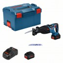 Baterinis tiesinis pjūklas BOSCH BiTURBO GSA 18V-28 Profesional