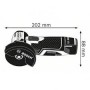 Bosch GWS 12V-76 V-EC Solo Profesional baterinis kampinis šlifuoklis 76 mm